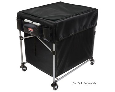 Rubbermaid - Collapsing X-Cart Laundry Basket Truck
