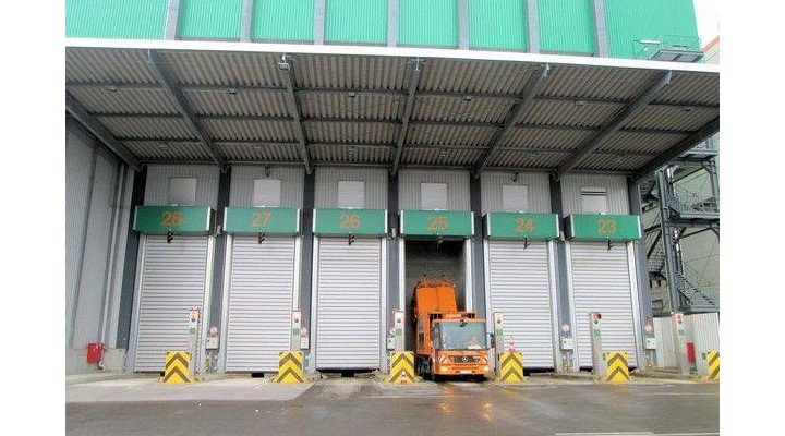 High speed doors also for recycle plant dust control
