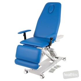 SX Podiatry Chair with Electric Seat Tilt and Leg Rest