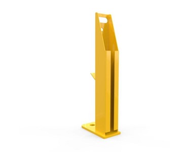 W-Beam Guardrail Posts - Yellow