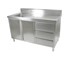 FED - Single Sink Cabinet 1500 W x 700 D with Left Bowl and 150mm Splashback