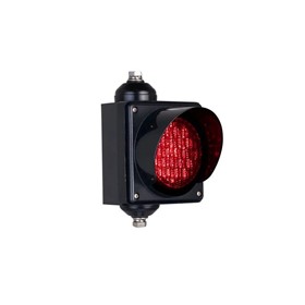 LED Traffic Lights | Single Aspect 100mm with Flasher Module Option