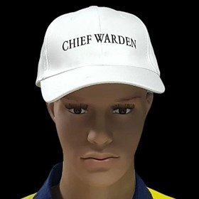 Warden Cap - White Chief Warden