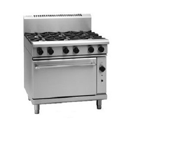 Waldorf - Commercial  6 Gas Burner stove with Static Oven 800 Series RN8610G