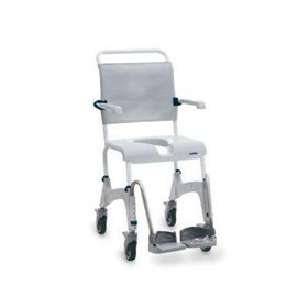 Deluxe Mobile Shower Chair Commode