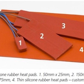 Moulded Silicone Rubber Heat Pads