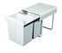 Kimberley - 40L Twin Slide Out Kitchen Waste Recycling Bin | KRB31