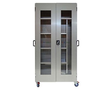 Robust Stainless Steel Medical Storage Cabinet