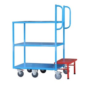 Sitequip Multi Deck Trolley with Step