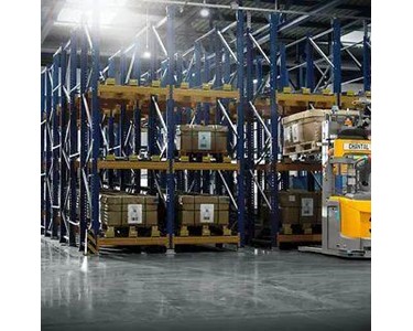 Jungheinrich - Dynamic Pallet Storage | Drive-through Pallet Racking Storage