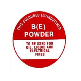 Identification Sign - BE Dry Powder