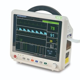 12" Multiparameters Veterinary Patient Monitor with ECG Resp | PM6000P