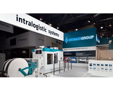 Beumer Fillpac FFS - showcased on Interpack, Germany