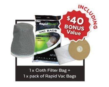 Rapidclean - Rapid Vac MKII Backpack Vacuum Cleaner