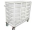 Double Sided 30 Basket Storage MultiPurpose Trolley | SBT30
