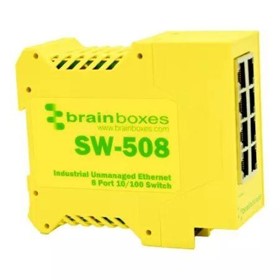 Industrial Ethernet 8 Port Switch DIN Rail Mountable