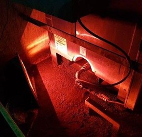 Using infrared heaters to prevent blocked lines Using infrared heaters to prevent blocked lines