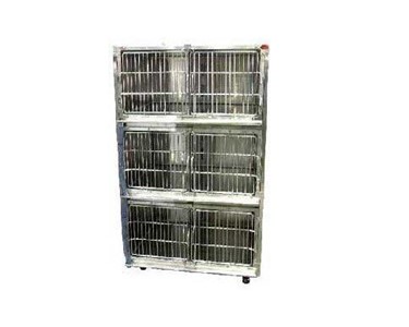 EasyVet - Stainless Steel Veterinary Cage Banks