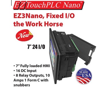 EZAutomation - HMI Touch Panel | Built-in 24 I/O Fixed PLC