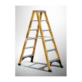 Fibreglass Double Sided Step Ladder 150kg Industrial 2.4m (8ft) 15.1kg