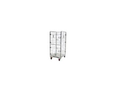Richmond Wheel & Castor Co - Roll Cage with 2 Half Doors + 1 Full Door - A Base (RCR400) | 4 Sided 