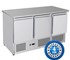 Thermaster - Three Solid Door Workbench Fridge 400Lt | GNS1300B