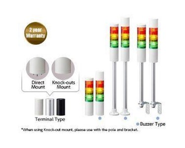 LED Signal Tower Lights - 50mm | LR5 Series