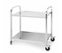 SOGA - 2 Tier Stainless Steel Utility Cart 95x50x95cm Large