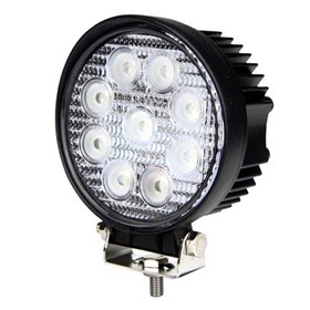 Round LED Work Light Flood | 27W 