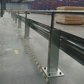 Armco Railing Barrier With Hand Rail