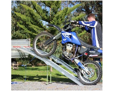 Heeve - Aluminium Curved Folding Motorcycle Loading Ramp | Heeve 2.3m x 450kg