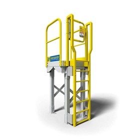 Access Ladder - Industrial 6-Step Ladder Platform