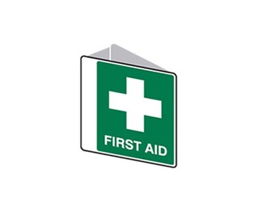 Safety Signage - First Aid Sign 3D - 225x225 Poly