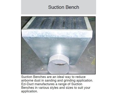 Telescopic Duct, Specialty Hoods, Silencers, Suction Bench for Ducting