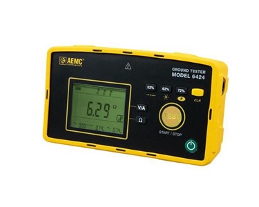 AEMC - Digital 2-Pole & 3-Pole Ground Resistance Tester 150-ft Kit | 6424