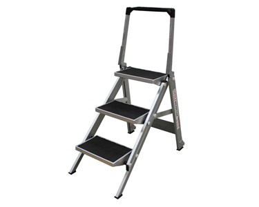 3 Step Compact Step Ladder Little Monstar - 150kg rated