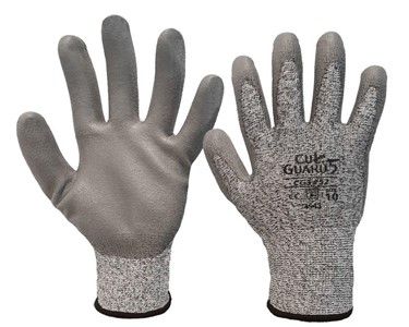CUTGUARD5 - CutGuard 5 – Grey PU Cut Resistance Glove