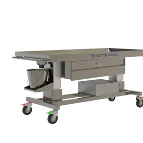 Veterinary Operating Table Trolley Large Height Adjustable