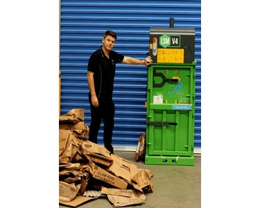 Cardboard and Plastic Baler | V4 Small Baler