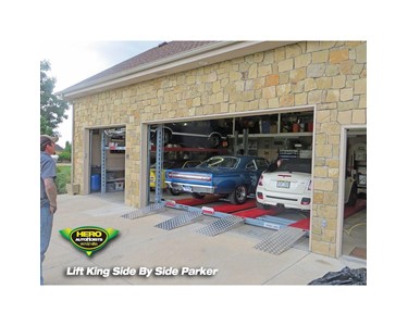 Side-By-Side Parker Car Hoist | Lift King 