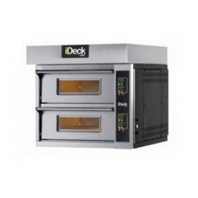 Electric Double Deck Pizza Oven With Electronic Control