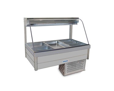 Roband - Curved Double Row Cold Bain Marie Food Display | R.CRX23RD