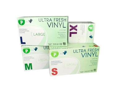 Ultra Fresh - Disposable Vinyl Examination Gloves