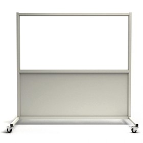 Mobile Leaded Barrier With 180cm W X 90cm H Window