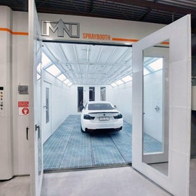 Automotive Full Downdraft Spray Booth | Inground 