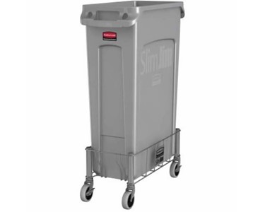 Rubbermaid 3540 shown with Optional 1968468 Stainless Steel Dolly
