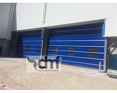 mining and waste plant fold up doors