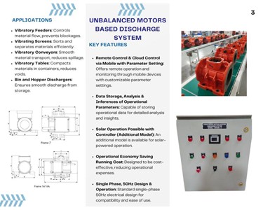 APS Technology Australia - Unbalanced Motors Hopper Discharged System (UDHMS)