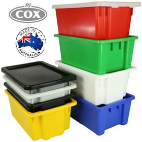 Stack & Nest Storage Container 52 Litre Plastic Containers Food-Grade