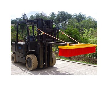 Heavy Duty Broom for Forklift / Excavator / Bobcat to 2400mm Length